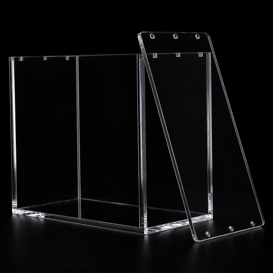 Premium acrylic display case for Pokemon Elite Trainer Box with magnetic lid - Acrylior Greece