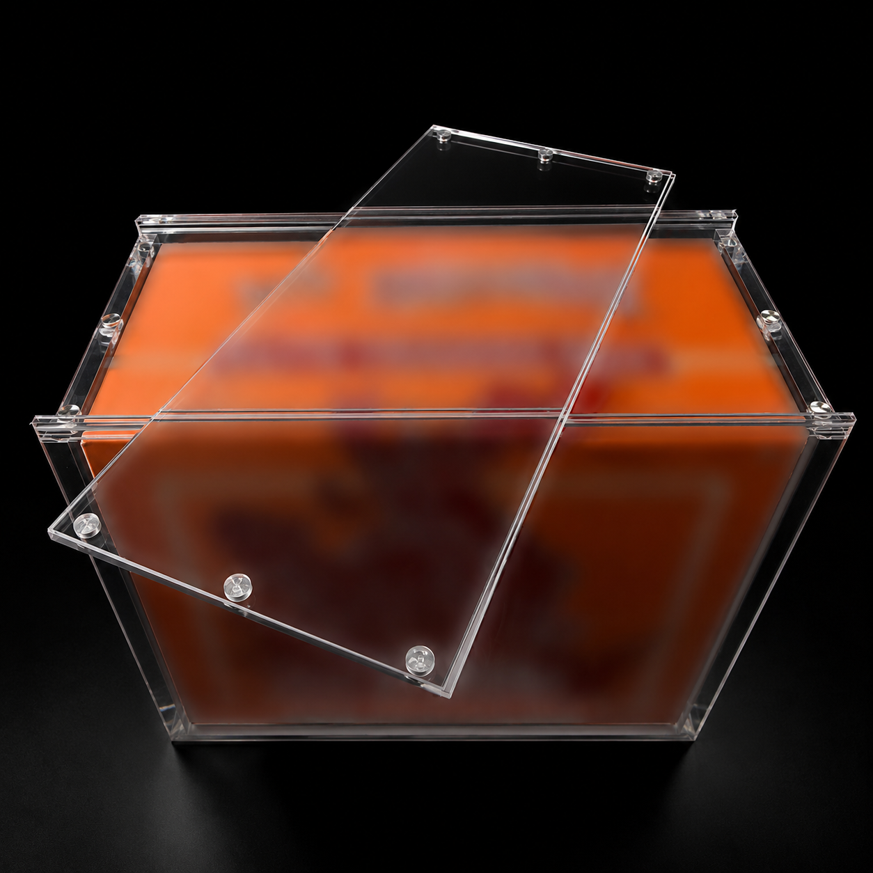 Premium acrylic display case for Pokemon Elite Trainer Box with magnetic lid - Acrylior Greece
