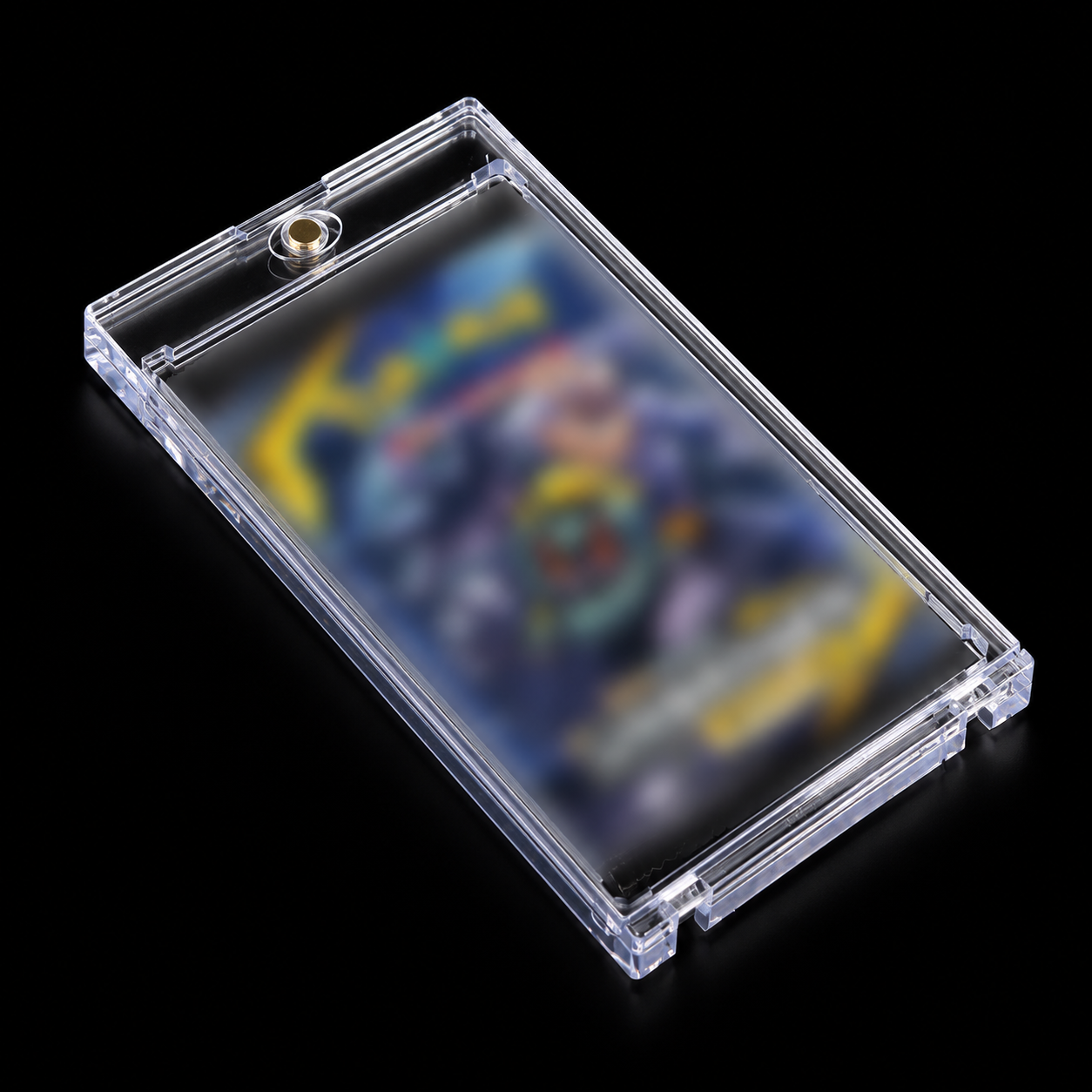 Clear plastic display case for Pokemon Booster Pack clip closure - Acrylior Greece
