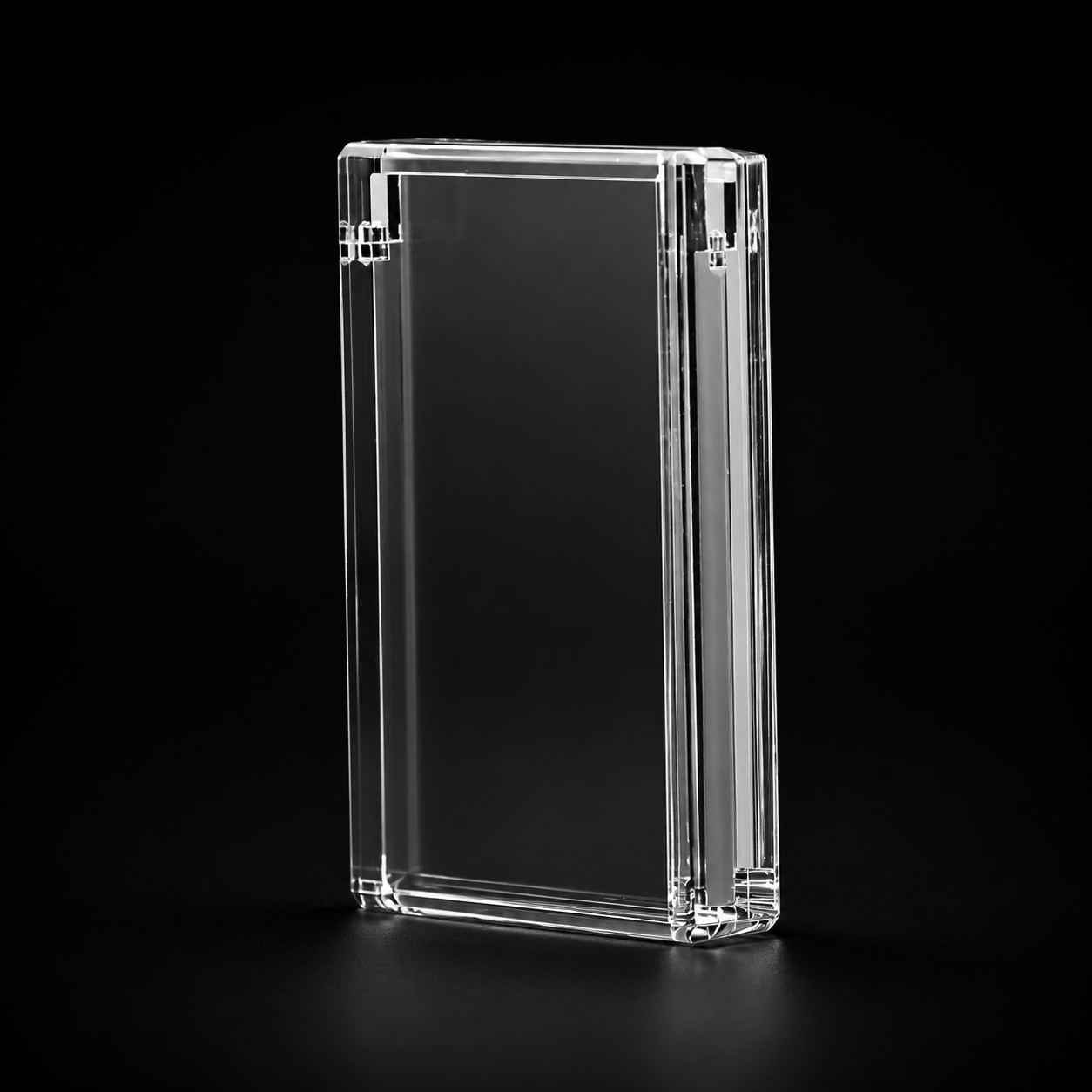 PSA/CGC graded card slab acrylic case, crystal clear, magnetic lid