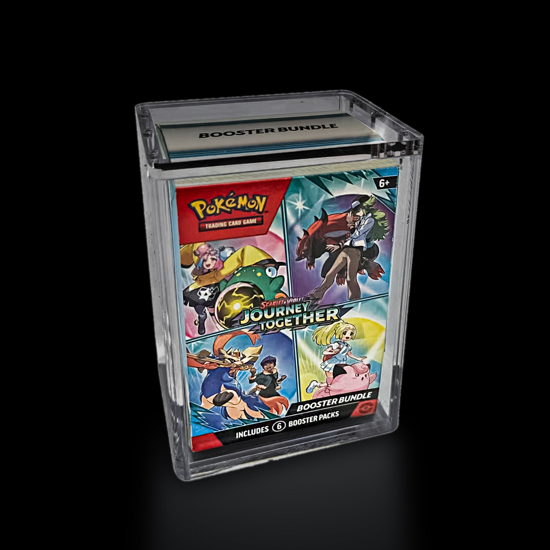 Acrylic magnetic display case for Pokemon Booster Bundle - Acrylior Greece

